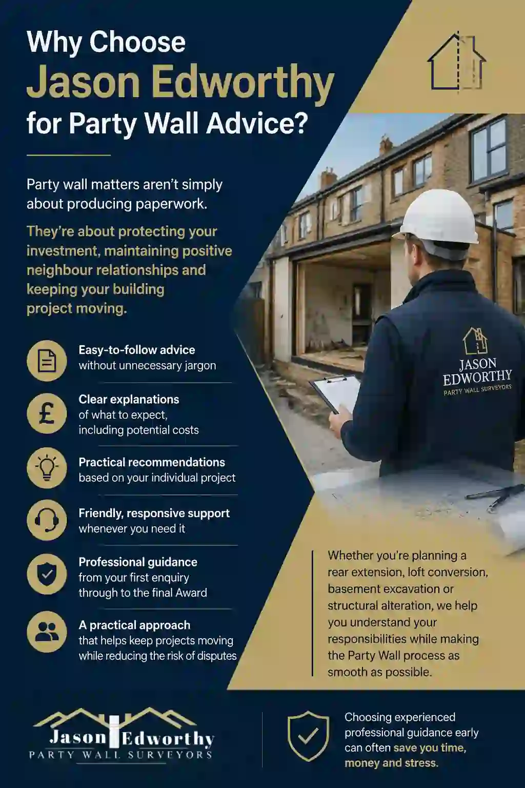 Why Choose Jason Edworthy for Party Wall Advice Salisbury?